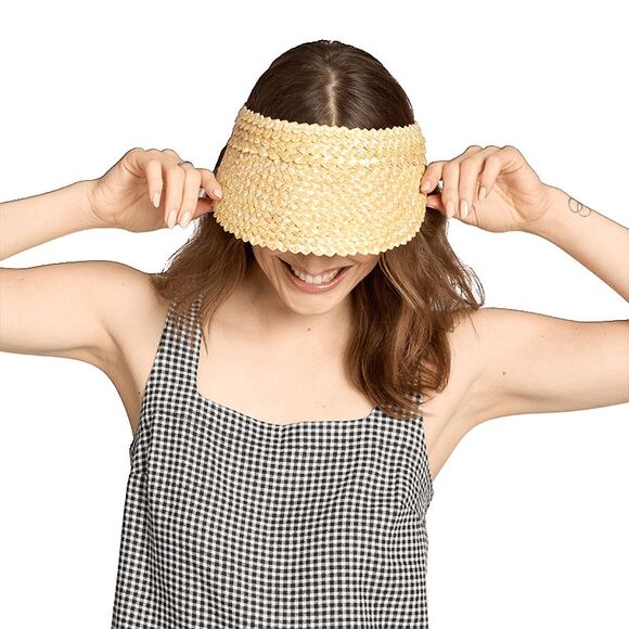 Beach Riot Straw Visor - Picture 1 of 9